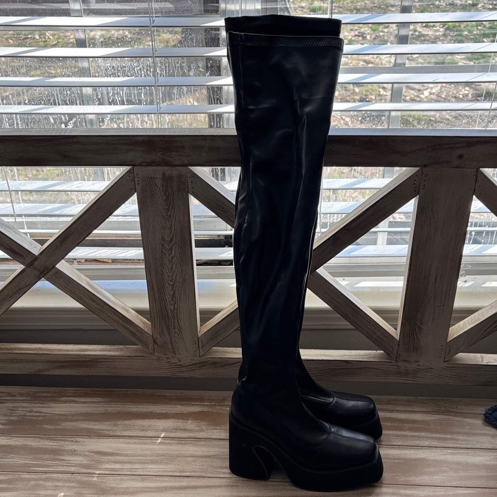 Koi Black Over-the-Knee Boots
